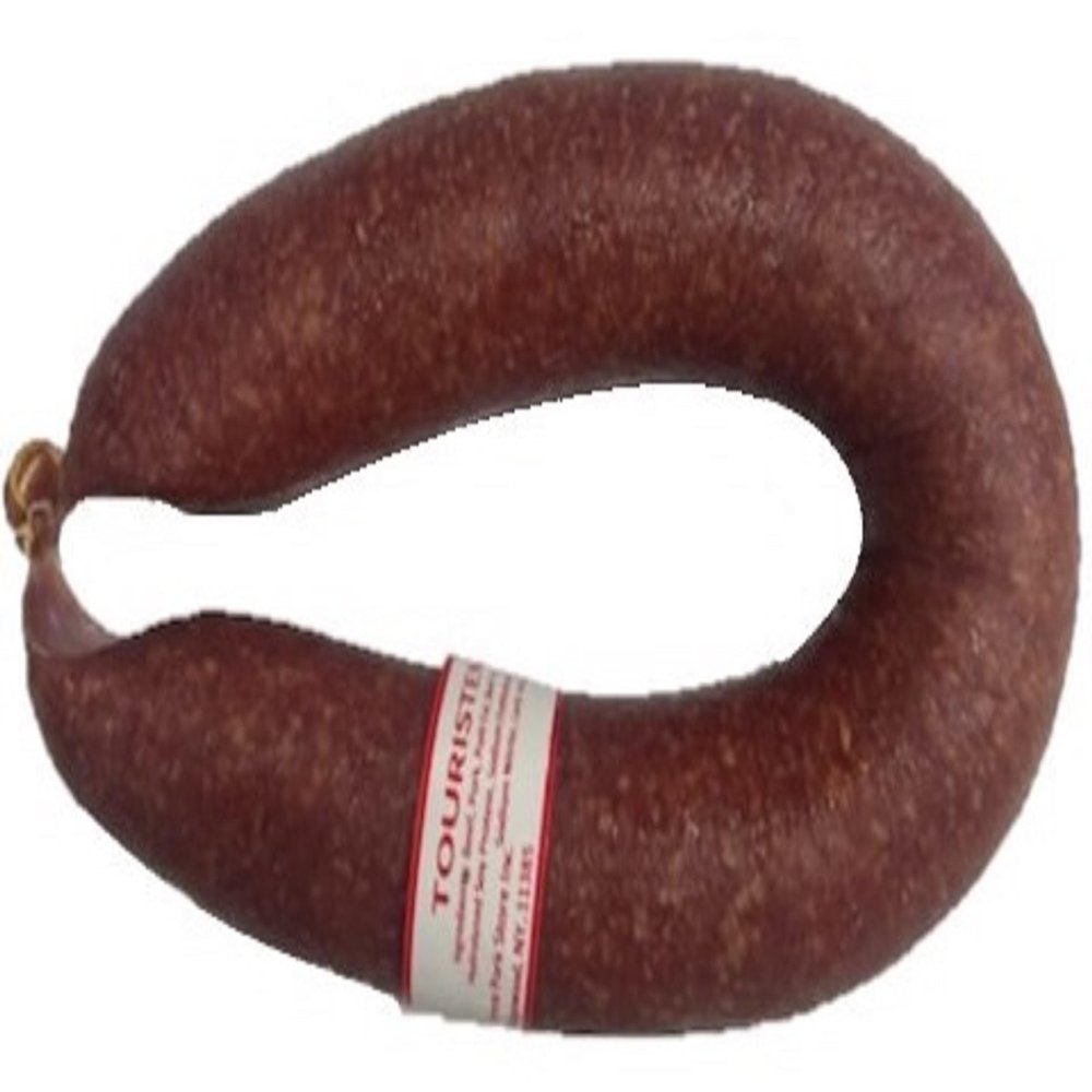 German Touristenwurst Ring Salami 1.25Lbs By Forest Pork