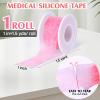 Silicone Medical Tape -1 in 1.5 yds (1 Roll) Waterproof Tape for Sensitive Skin Wound Care, Latex-Free, Painless Removal, Reusable for Gauze Pads and First Aid view 2