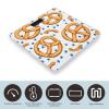 Pretzels Pattern Fashion Digital Bathroom Slim Scale for Body Weight with Easy Read LCD view 3