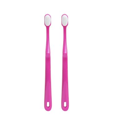 NSKQUFDNFKA Manual Toothbrush 2/6pcs Manual 10000 Soft Hair Toothbrush Cares for Gums Adults Men and Women Families Brush(Red)