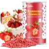 Freeze Dried Strawberries Pieces, Frozen Strawberries, 230G/8.11OZ Frozen Fruit, Freeze Dried Fruit, 100% Natural for Beverages, Yogurt, Salad, Smoothie and Baking view 1