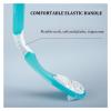 NSKQUFDNFKA Manual Toothbrush Double Side Tongue Cleaner Brush for Tongue Cleaning Care Tool Silicone Tongue Scraper Toothbrush Fresh Breath Brush(Yellow) view 3