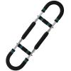 Adjustable Arm Exerciser, Chest Trainer, Steel Frame Fitness Equipment with Foam Grips, Black and Blue view 1