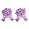 MECCANIXITY 12 Inch Giant Large Pull Bow 2 Pcs Big Glitter Metallic Car Bows Ribbon for Wedding Presents Gift Wrapping Christmas, Rose Gold view 1