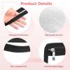 8 Pcs Transparent Zipper Bags, 13X10.4 Pvc Storage Pouches, Waterproof Toiletry & Makeup Organizers, Clear Travel & Office File Bags view 2