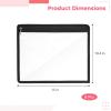 8 Pcs Transparent Zipper Bags, 13X10.4 Pvc Storage Pouches, Waterproof Toiletry & Makeup Organizers, Clear Travel & Office File Bags view 4