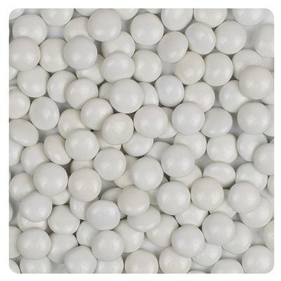 312ct White Bulk Chocolate Coated Gems - Candy Shell Treats For Parties, Gifting, Baking, Dessert Toppings, Candy Buffets And Everyday Snacking (10oz)