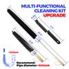 Holikme 3 Pieces Dryer Vent Cleaner Kit - Lint Removal Cleaning Tool, Dryer Vent Trap Vacuum Brush, Long Flexible Refrigerator Coil Brush,Crevice Gap Cleaning Tool Brush view 2