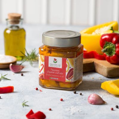 EMILIA FOOD LOVE | Grilled Peppers in oil - 10.6 oz (300g)