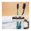 NSKQUFDNFKA Manual Toothbrush Huge Head Toothbrush Medium Soft Proper Dental Care Black Charcoal Bristles Brush(Purple 1PCS) view 3