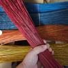 1 Pound Natural Broomcorn, Hand Dyed and Dried, Broom Straw, Broom Corn and Hurl, Make Your own Broom & Witch Crafts (Teal) view 4