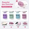 Azrra Jaw Exerciser for Women & Men, 4 Resistance Levels (8pcs) Jawline Shaper Exerciser, Jaw Trainer Double Chin Eliminator for Jawline Face Toning & Strengthening (Pink-Women) view 3