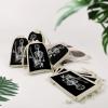 8 Pack Cotton Drawstring Bags, Abstract X-ray Skull Skeleton Playing Guitar Linen Gift Bags Storage Bag Reusable Gift Pouches Sachet for Jewelry Party Favors Wrapping DIY Christmas Gifts Candy Bags 4. view 4