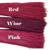 1/2 lb Bundles Broomcorn 16", Hand Dyed and Dried, Broom Straw, Broom Corn and Hurl, Make Your own Broom & Witch Crafts (Wine) view 4