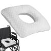 Vestamore Donut-Shaped Cushion For Pressure Relief, Seat Pad For Wheelchair, Stretch Cotton, Ice Silk Fabric With Removable Zipper Cover For Bedsores view 1