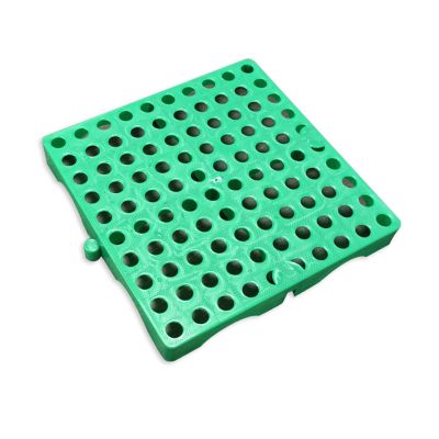 20 * 20 * 3cm Nestable Floor Pallets,Waterproof Storage Grid Mats, For Supermarket Pet Garage Outdoor Closet Storage(Green)