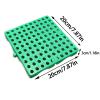 20 * 20 * 3cm Nestable Floor Pallets,Waterproof Storage Grid Mats, For Supermarket Pet Garage Outdoor Closet Storage(Green) view 2