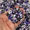 Evil Eye, Black Cat Halloween Sprinkle Mix, Purple and Black Spooky Polymer Clay Fake Sprinkles for Crafts and Resin (Non-Edible) (30g bag) view 1