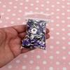 Evil Eye, Black Cat Halloween Sprinkle Mix, Purple and Black Spooky Polymer Clay Fake Sprinkles for Crafts and Resin (Non-Edible) (30g bag) view 3