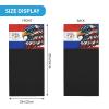 America and Paraguay Paraguayan Eagle Flag Neck Gaiter Balaclava Face Mask for Men Women Patriotic Design Seamless Bandana Cover Scarf Headwear Headband Head Wrap White view 3