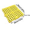 20 * 20 * 3cm Nestable Floor Pallets,Waterproof Storage Grid Mats, For Supermarket Pet Garage Outdoor Closet Storage(Beige) view 2