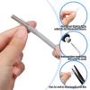 100Pcs Replacement Plastic Aglet Tips Heat Shrink Tubing Tips for Sneaker Shoe Lace Shortening Repair, Clear Aglets For Shoelaces for Drawstring Ends DIY Shoelace Heads Hoodies Clothing Rope Heads view 4