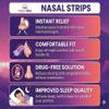 Nasal Strips for Deep Sleep - Lightweight Comfortable Nose Tape with Strong Easy-Grip Adhesive for Painless Removal - Hypoallergenic Latex-Free Nose Strips for Breathing & Snoring Relief view 3