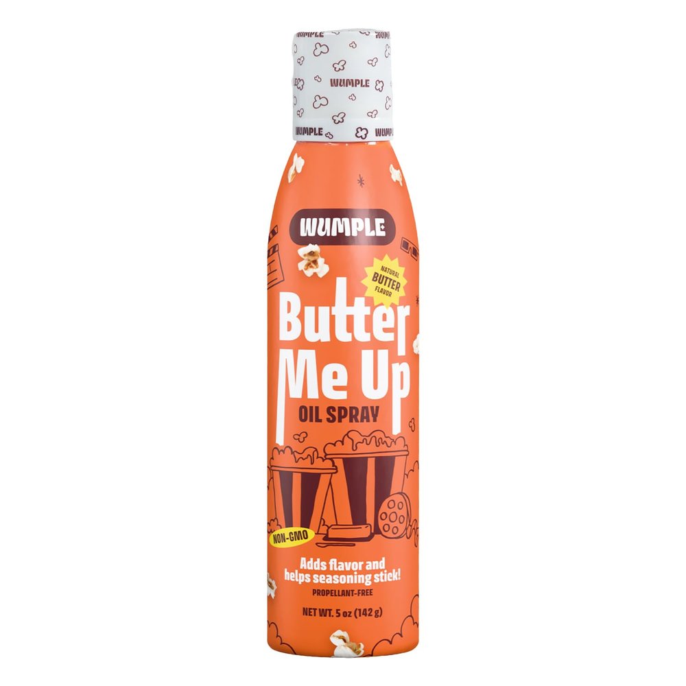 Wumple Buttery Popcorn Oil Spray - All-Natural Butter Spray for Popcorn, Air Fryer & Cooking - Non-GMO, Gluten-Free & Kosher - Pack of 1 (5 oz)