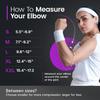 Elbow Brace for Tendonitis and Tennis Elbow for Women & Men, Arm Compression Sleeve for Arthritis, Workouts, Weightlifting, Reduce Joint Pain During Fitness Activity (XXL) view 2
