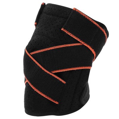 Kuuleyn Neoprene Knee Sleeve, Compression Brace Support Sport Protector,Pain Relief for Meniscus Injury Lightweight Ergonomic Design Adjustable Strap Breathable Fabric Athletic