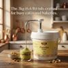 Alma Gourmet Sicilian Pistachio Sauce 3kg (6.6 lb) Bulk Tub Pistachio Dessert Topping & Drizzle for Coffee, Ice Cream, Pastries & Dubai Chocolate Food Service for Cafs & Bakeries view 4