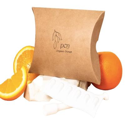 Personal Care Nourishment Orange Flavored & Scented Moisture Melts for Feminine Wellness Gentle Botanical Formula for Softness & Freshness 5, 15, or 25 Count