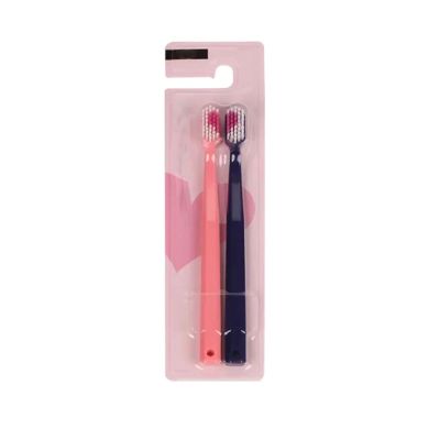 NSKQUFDNFKA Manual Toothbrush 1Pair Couple Toothbrush Heart Brush Teeth Soft Nano Adults New Couple's Wedding Gift Brush