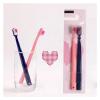 NSKQUFDNFKA Manual Toothbrush 1Pair Couple Toothbrush Heart Brush Teeth Soft Nano Adults New Couple's Wedding Gift Brush view 2