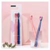 NSKQUFDNFKA Manual Toothbrush 1Pair Couple Toothbrush Heart Brush Teeth Soft Nano Adults New Couple's Wedding Gift Brush view 3
