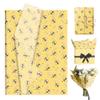 100Sheets Bee Daisy Tissue Paper Gift Wrapping Supplies Yellow Honeybee Gift Wrap Tissue Paper for Summer Spring Birthday Wedding Baby Shower Party DIY Crafts Decors, 13.8 x 19.7 inches view 2