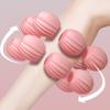 15 Wheels Massage Roller, Cellulite Appearance Circular Leg Clamp Massage Relax Roller, Muscle Relaxer for Legs, Thighs, Arm, Indoor Sports Yoga Bodybuilding Equipment (Pink) view 4
