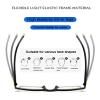 Classic Square Reading Glasses Anti blue light Black Frame Reader Glasses 4 Pack (Slivery, 2.5, x) view 3