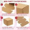 PATIKIL 2x2x1.6 Small Gift Boxes Bulk with Lid, 50 Pack Mini Square Foldable Cardboard Paper Present Box for Earring Ring Jewelry, Wedding Party Favor, Birthday, Pink view 3