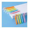 NSKQUFDNFKA Manual Toothbrush 15 PCS Beveled Teeth Brush Adult Cleaning Braces Orthodontic Gaps Between Brush(0.8mm(SS) Green) view 3
