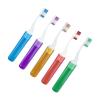 NSKQUFDNFKA Manual Toothbrush 5pcs Travel Toothbrush Folding Soft Bristle Cleaning Brushes for Home Household Camping Hiking Oral Care Tools Brush(5pcs red) view 3
