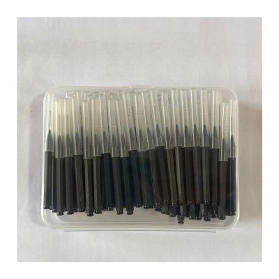 NSKQUFDNFKA Manual Toothbrush 120Pcs/Box Interdental Care Tooth Interdental Cleaners Teeth Brush Oral Hygiene Tool Brush(120pcs Black 0.7mm)