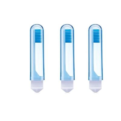 NSKQUFDNFKA Manual Toothbrush Folding Toothbrush Set Medium Hardness Nylon Bristles Travel Toothbrush Space-Saving Portable for Camping School Home Use Brush(Blue 3pc)