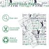 100 Sheets Golf Pattern Tissue Paper Sports Themed Golf Ball Gloves Pattern Tissue Paper for Birthday Wedding Baby Shower DIY Crafts Theme Party Decors view 4