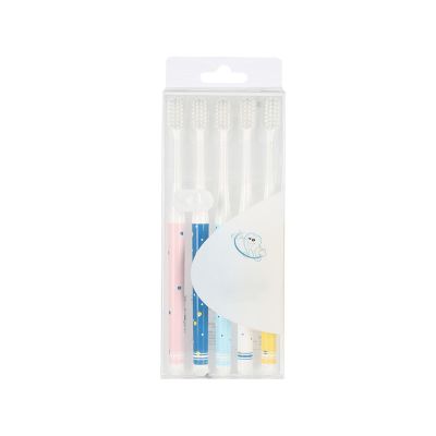 NSKQUFDNFKA Manual Toothbrush 5-Pack Toothbrush Soft Bristle Household Adult Daily Necessities Brush