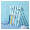 NSKQUFDNFKA Manual Toothbrush 5-Pack Toothbrush Soft Bristle Household Adult Daily Necessities Brush view 4