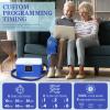 Tacarlha Cold Therapy Machine,Cold Compression Therapy Device for Knee, Shoulder & Joint Pain - Quiet Operation (35dB), 6 Speed Settings, Portable Design - Ideal for Post-Op Recovery Blue view 2