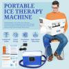Tacarlha Cold Therapy Machine,Cold Compression Therapy Device for Knee, Shoulder & Joint Pain - Quiet Operation (35dB), 6 Speed Settings, Portable Design - Ideal for Post-Op Recovery Blue view 4