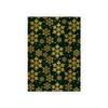 Gold Snowflake Wrapping Paper on Black, Elegant Holiday Gift Wrap, Christmas Gift Wrap, Birthday Gift Wrapp view 1