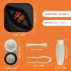 LADYPONYCSC 3 Pack Dragon Eye Design Contact Lens Cases (Case Only, No Contacts) - Gothic Portable Storage Box with Mirror, Leakproof Travel Organizer for Cosplay & Halloween view 2